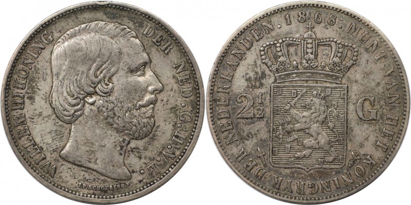 Europäische Münzen und Medaillen, Niederlande / Netherlands. Wilhelm III. (1849-...