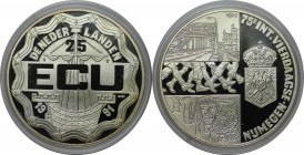 Europäische Münzen und Medaillen, Niederlande / Netherlands. "Vierdaagse Nijmegen". 25 Ecu 1991, Silber. KM X# 42. Polierte Platte