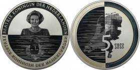 Europäische Münzen und Medaillen, Niederlande / Netherlands. Wasserland. 5 Euro 2010, Silber. Polierte Platte
