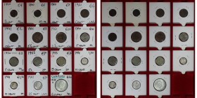 Europäische Münzen und Medaillen, Niederlande / Netherlands, Lots und Sammlungen. 2х1/2 Cent 1940, 1х1 Cent 1940, 2х1 Cent 1941, 2х2 1/2 Cent 1941, 2х...