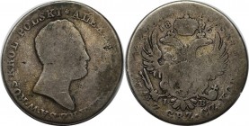 Europäische Münzen und Medaillen, Polen / Poland. Alexander I. von Rußland (1801-1825). 5 Zlotych 1816 IB, Silber. Bitkin 825. Schön