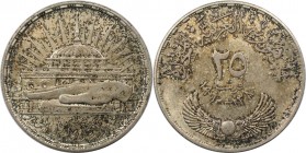 Weltmünzen und Medaillen, Ägypten / Egypt. 3. Jahr der Nationalversammlung. 25 Piastres 1960 (AH 1380). Silber. KM 400. Stempelglanz