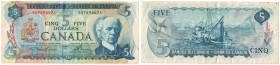 Banknoten, Kanada / Canada. 5 Dollars 1972. Pick 87b. II