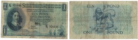 Banknoten, Südafrika / South Africa. 1 Pound 1951. Pick 93d. III