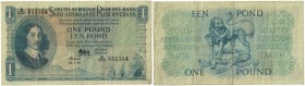 Banknoten, Südafrika / South Africa. 1 Pound 1959. Pick 93e. II