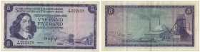 Banknoten, Südafrika / South Africa. 5 Rand ND (1967-1974). Erste Zeilen mit Bankname und Wert in Afrikaans. Pick 112b. II