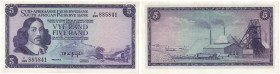 Banknoten, Südafrika / South Africa. 5 Rand 1975. Erste Zeilen mit Bankname und Wert in Afrikaans. Pick 112c. I