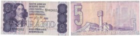 Banknoten, Südafrika / South Africa. 5 Rand ND (1981-1989). Pick 119c. I