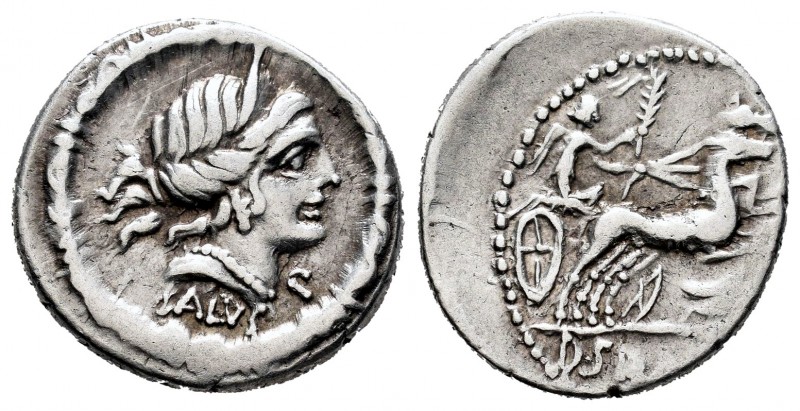 Junius. D. Junius Silanus L.f. Denarius. 91 BC. Rome. (Ffc-787 var). (Craw-337/2...