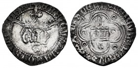 Kingdom of Castille and Leon. Enrique IV (1454-1474). 1/2 real. Sevilla. (Bautista-917.3). Ag. 1,21 g. Scarce. Choice VF. Est...175,00. 

SPANISH DESC...