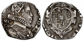 Philip IV (1621-1665). 1 tari. 1622. Naples. MC/C. (Vti-319). Ag. 3,71 g. VF. Est...60,00. 

SPANISH DESCRIPTION: Felipe IV (1621-1665). 1 tarí. 1622....