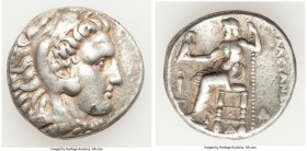 MACEDONIAN KINGDOM. Alexander III the Great (336-323 BC). AR tetradrachm (26mm, 16.97 gm, 8h). Fine, scuff. Posthumous issue of Sardes, ca. 319-315 BC...