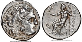 MACEDONIAN KINGDOM. Alexander III the Great (336-323 BC). AR drachm (17mm, 4.28 gm, 5h). NGC MS 5/5 - 5/5. Posthumous issue of Lampsacus, ca. 310-301 ...