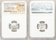 MACEDONIAN KINGDOM. Alexander III the Great (336-323 BC). AR drachm (16mm, 12h). NGC Choice XF. Posthumous issue of Colophon, 310-301 BC. Head of Hera...