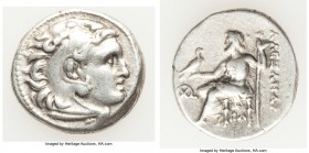 MACEDONIAN KINGDOM. Alexander III the Great (336-323 BC). AR drachm (17mm, 4.18 gm, 3h). VF. Posthumous issue of Mylasa, ca. 310-300 BC. Head of Herac...
