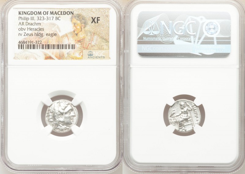MACEDONIAN KINGDOM. Philip III Arrhidaeus (323-317 BC). AR drachm (16mm, 11h). N...