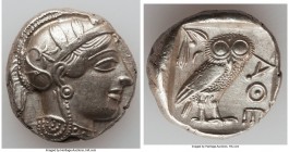 ATTICA. Athens. Ca. 440-404 BC. AR tetradrachm (24mm, 17.19 gm, 4h). Choice XF. Mid-mass coinage issue. Head of Athena right, wearing crested Attic he...