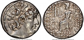 SELEUCID KINGDOM. Philip I Philadelphus (ca. 95/4-76/5 BC). AR tetradrachm (26mm, 12h). NGC XF. Posthumous issue of Antioch on the Orontes under Roman...