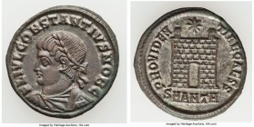 Constantius II, as Caesar (AD 337-340). AE3 or BI nummus (20mm, 2.95 gm, 6h). Choice AU. 8th officina, AD 325-326. FL IVL CONSTANTIVS NOB C, laureate,...