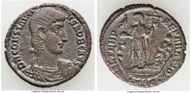 Constantius Gallus (AD 351-354). BI centenionalis (23mm, 5.68 gm, 12h). About XF. Constantinople, 5th officina, AD 351-355. D N CONSTANTI-VS NOB CAES,...
