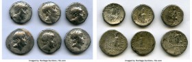 ANCIENT LOTS. Greek. Cappadocian Kingdom. 2nd-1st centuries BC. Lot of six (6) AR drachms. Fine-About VF. Lot includes: Various rulers and types. Tota...