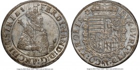 Archduke Ferdinand Taler ND (1564-1595) MS61 NGC, Hall mint, Dav-8094. Reflective surfaces, adjustment marks on obverse and reverse. 

HID0980124201...
