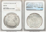 Charles III 8 Reales 1797 PTS-PP AU55 NGC, Potosi mint, KM73. 

HID09801242017

© 2020 Heritage Auctions | All Rights Reserved