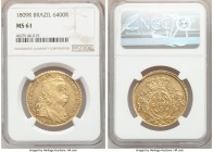 João Prince Regent gold 6400 Reis 1809-R MS61 NGC, Rio de Janeiro mint, KM236.1. AGW 0.4229 oz. 

HID09801242017

© 2020 Heritage Auctions | All R...
