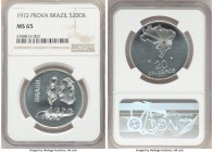 Republic silver Prova 20 Cruzeiros 1972 MS65 NGC, Paris mint, KM-Pr6. 150th anniversary of independence issue. 

HID09801242017

© 2020 Heritage A...