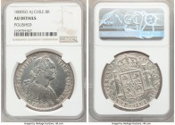 Charles IV 8 Reales 1800 So-AJ AU Details (Polished) NGC, Santiago mint, KM51.

HID09801242017

© 2020 Heritage Auctions | All Rights Reserved