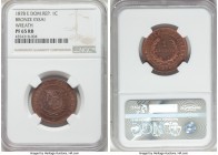 Republic bronze Proof Essai Centavo 1878-E PR65 Red and Brown NGC, KM-E10.2.

HID09801242017

© 2020 Heritage Auctions | All Rights Reserved
