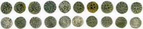 10-Piece Lot of Uncertified Assorted Deniers ND (12th-13th Century) VF, Includes (6) Besançon, (3) Philip IV and (1) Louis IX. Size 17-18.8mm. Weight ...