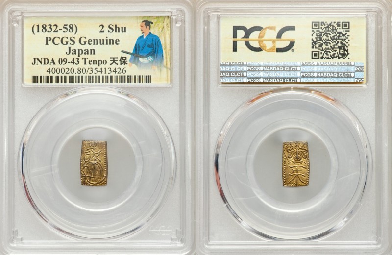 4-Piece Lot of Certified Assorted Issues Genuine PCGS, 1) Tempo gold 2 Shu ND (1...