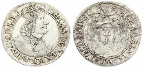 Poland 1 Ort 1657 Gdansk John II Casimir Vasa (1649–1668). The city of Gdansk ort 1657; a variety with a smaller king's head; letters D - L (Daniel Le...