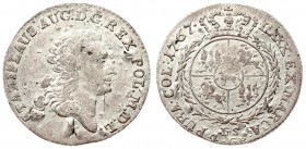 Poland 4 Groszy 1767 FS Warsaw. Stanislaus Augustus(1764-1795). Averse: Crowned bust right. Reverse: Crowned round 4-fold arms within sprigs. Silver. ...