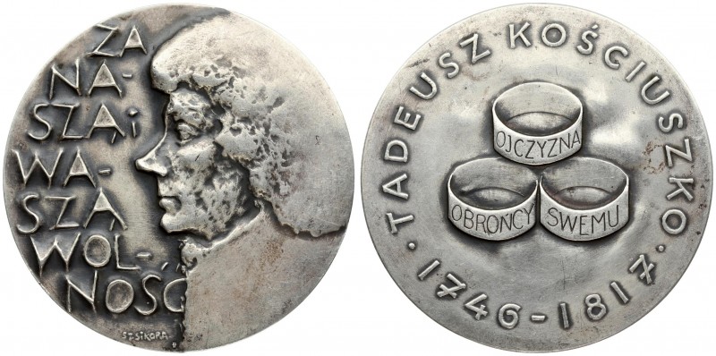 Poland Medal (1967) Tadeusz Kościuszko (1746 - 1817). For our freedom and your f...