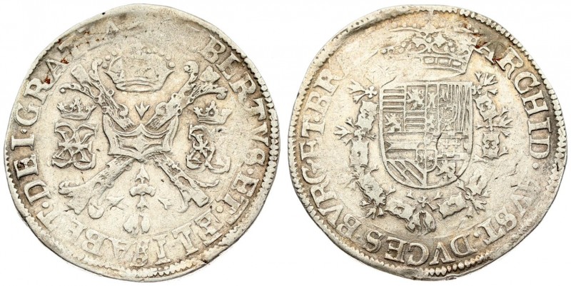 Spanish Netherlands BRABANT 1 Patagon (1612-21) Antwerp. Albert & Isabella (1612...