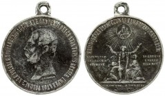 Russia - Poland Medal 1864 Alexander II (1854-1881) - a medal with an ear; signed on the averse H KOЗЙH P and on the reverse. Соч. Пименовъ; P. Чукмас...