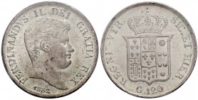 NAPOLI Ferdinando II (1830-1859) Piastra 1832 – Magliocca 537 AG In slab PCGS MS64 “NGSA 30 years” 378640.64/36045686. Conservazione eccezionale
FDC...