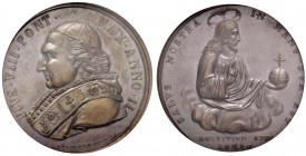 Pio VIII (1829-1830) Medaglia 1830 A. II – Opus: Davilli – CNORP 25 AE RR In slab PCGS SP63 677558.63/35767463. Conservazione eccezionale
FDC