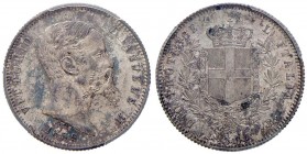Vittorio Emanuele II re eletto (1859-1861) Lira 1859 B – Nomisma 829 AG R In slab PCGS MS65 352166.65/36045730. Conservazione eccezionale
FDC