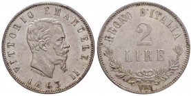 Vittorio Emanuele II (1861-1878) 2 Lire 1863 T valore – Nomisma 908 AG R In slab PCGS MS63 147554.63/36352080. Conservazione eccezionale
FDC