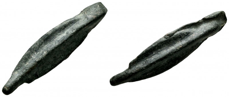 Tracia. Istros. Moneda tipo flecha (Fundida). Siglo 6-5 a.C. (SNG Stancomb-128)....