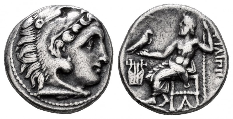 Reino de Macedonia. Alejandro III Magno. Dracma. 336-323 a.C. (Gc-6730). Anv.: C...