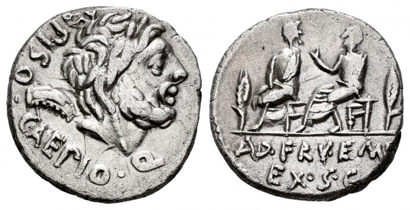 Calpurnia. Denario. 100 a.C. Taller Auxiliar de Roma. (Ffc-227). (Craw-330-1b). ...