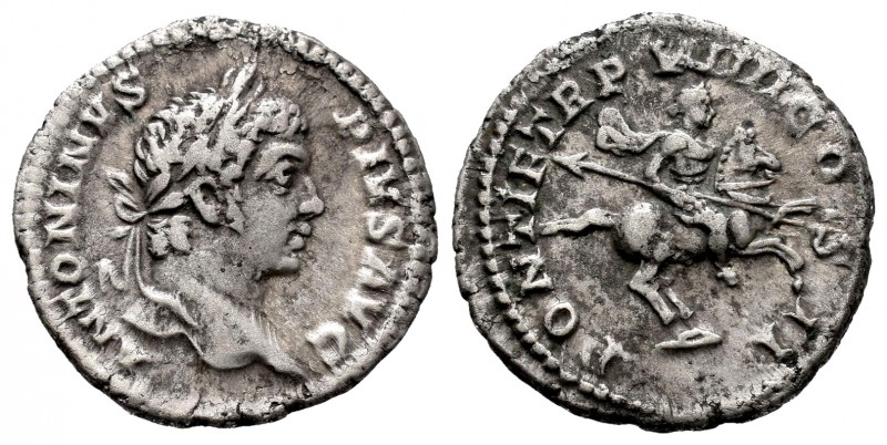 Caracalla. Denario. 206 d.C. Roma. (Spink-6861). (Ric-84). (Seaby-427). Rev.: PO...