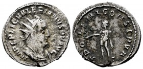 Valeriano I. Antoniniano. 253-255 d.C. Roma. (Spink-9925). (Ric-71). (Seaby-118). Rev.: APOLINI CONSERVA. Ag. 3,13 g. BC+/MBC-. Est...25,00.