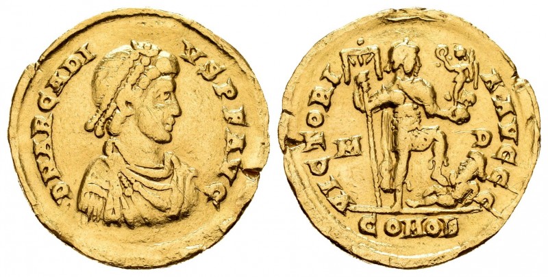 Arcadio. Sólido. 395-402 d.C. Mediolanum. (Ric-1205). (Depeyrot-16/1). Anv.: D N...