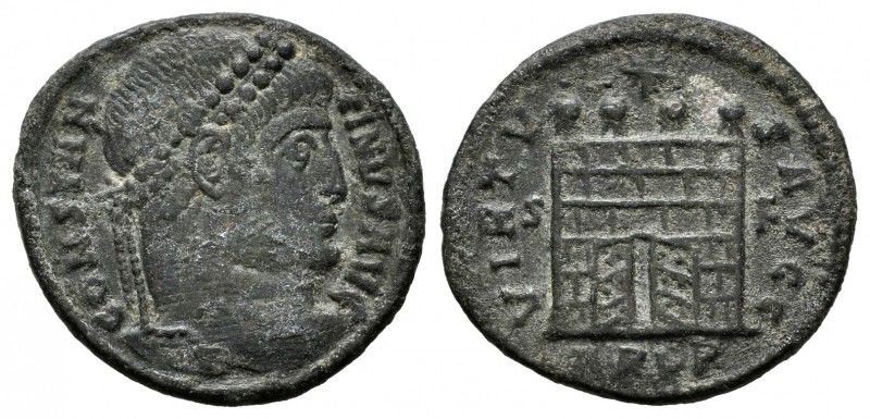 Constantino I. Follis. 327-328 d.C. Arles. (Ric-313). Anv.: CONSTANTINVS AVG. Ca...