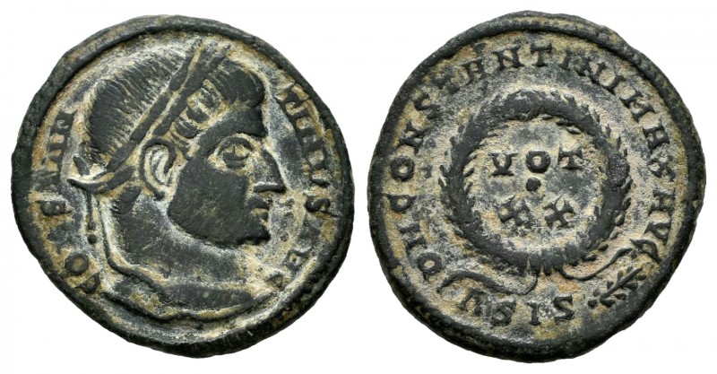 Constantino I. Follis. 321-324 d.C. Siscia. (Ric-174). Anv.: CONSTANTINVS AVG. C...